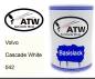 Preview: Volvo, Cascade White, 042: 500ml Lackdose, von ATW Autoteile West.